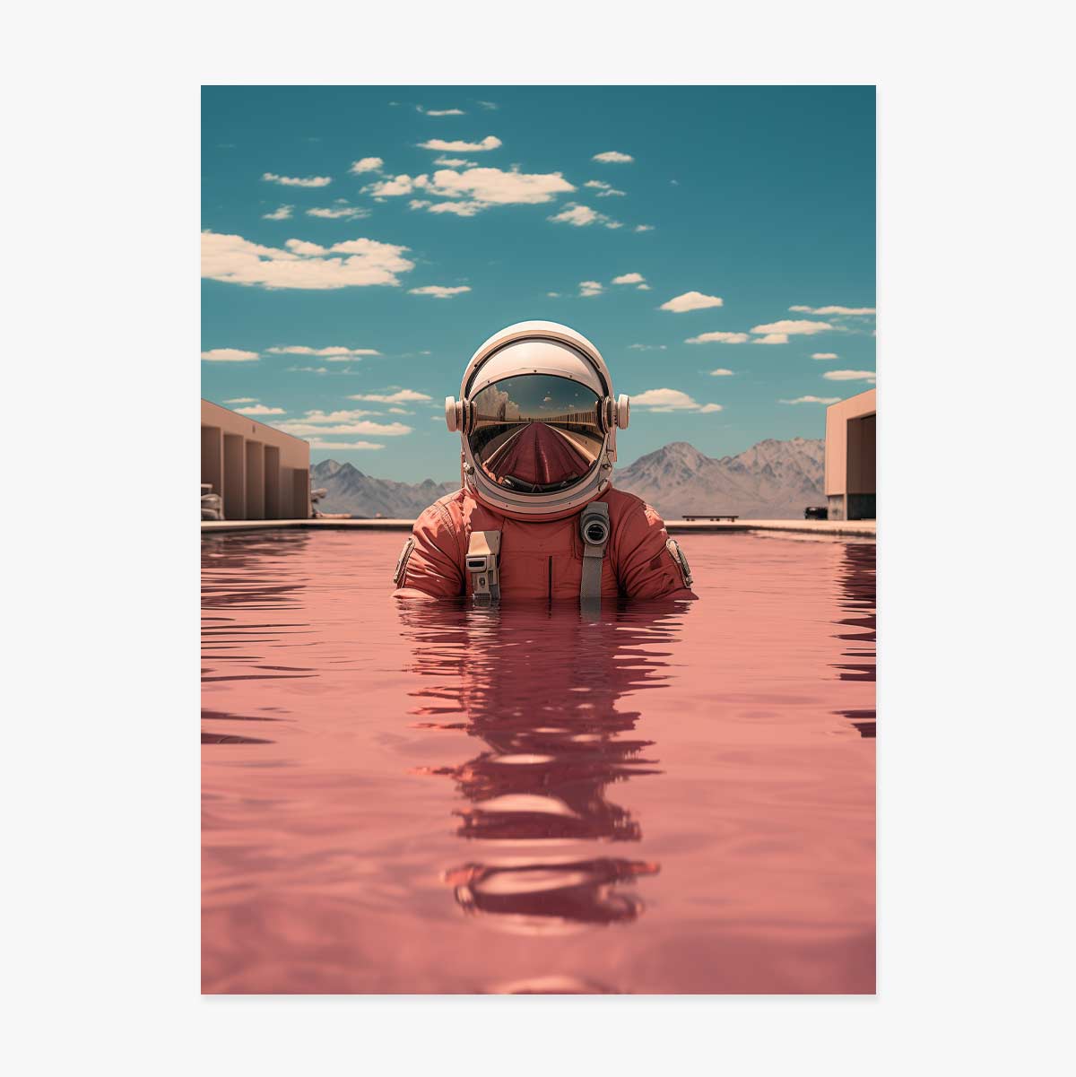 Póster de un astronauta