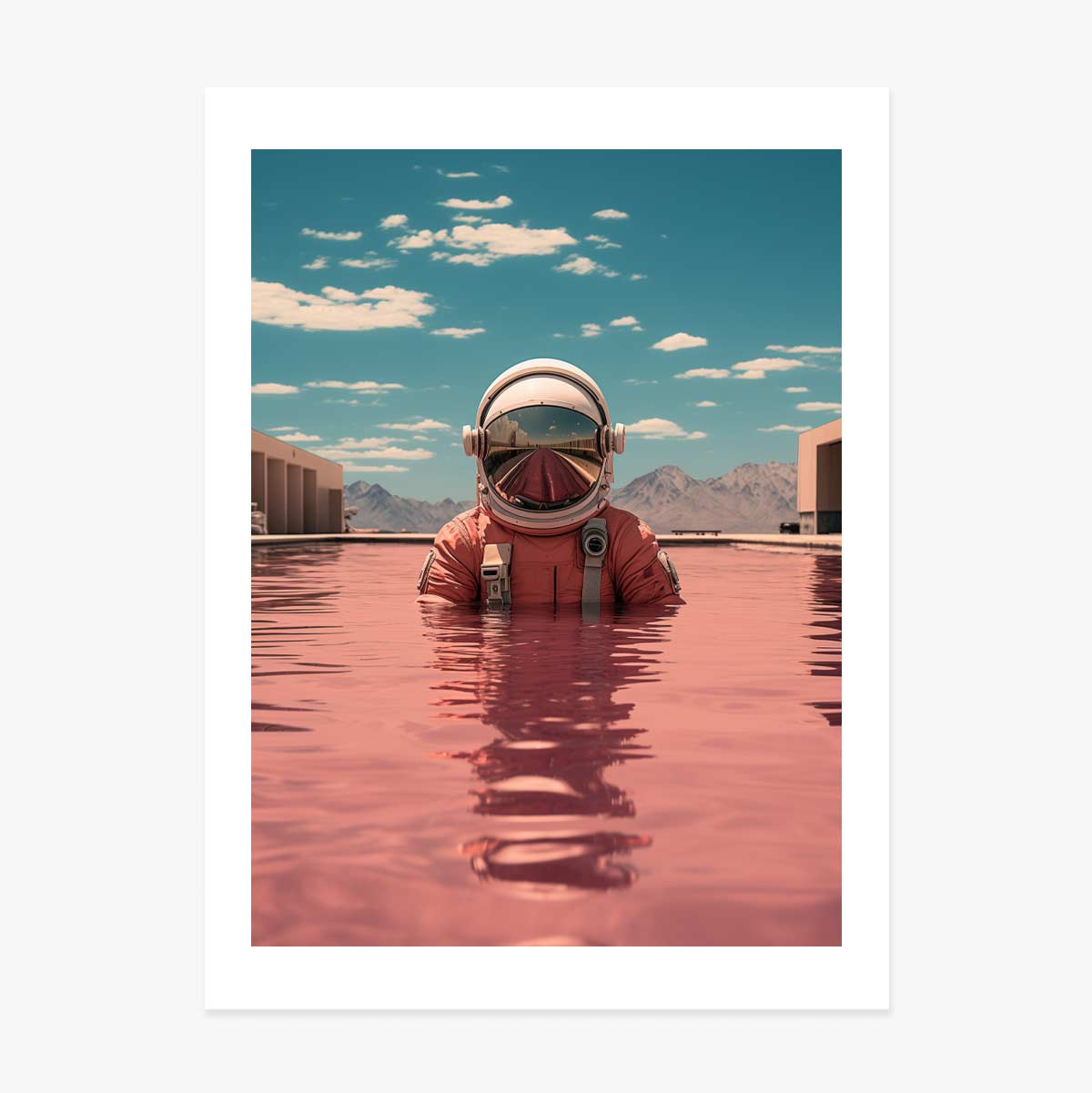 Póster de un astronauta