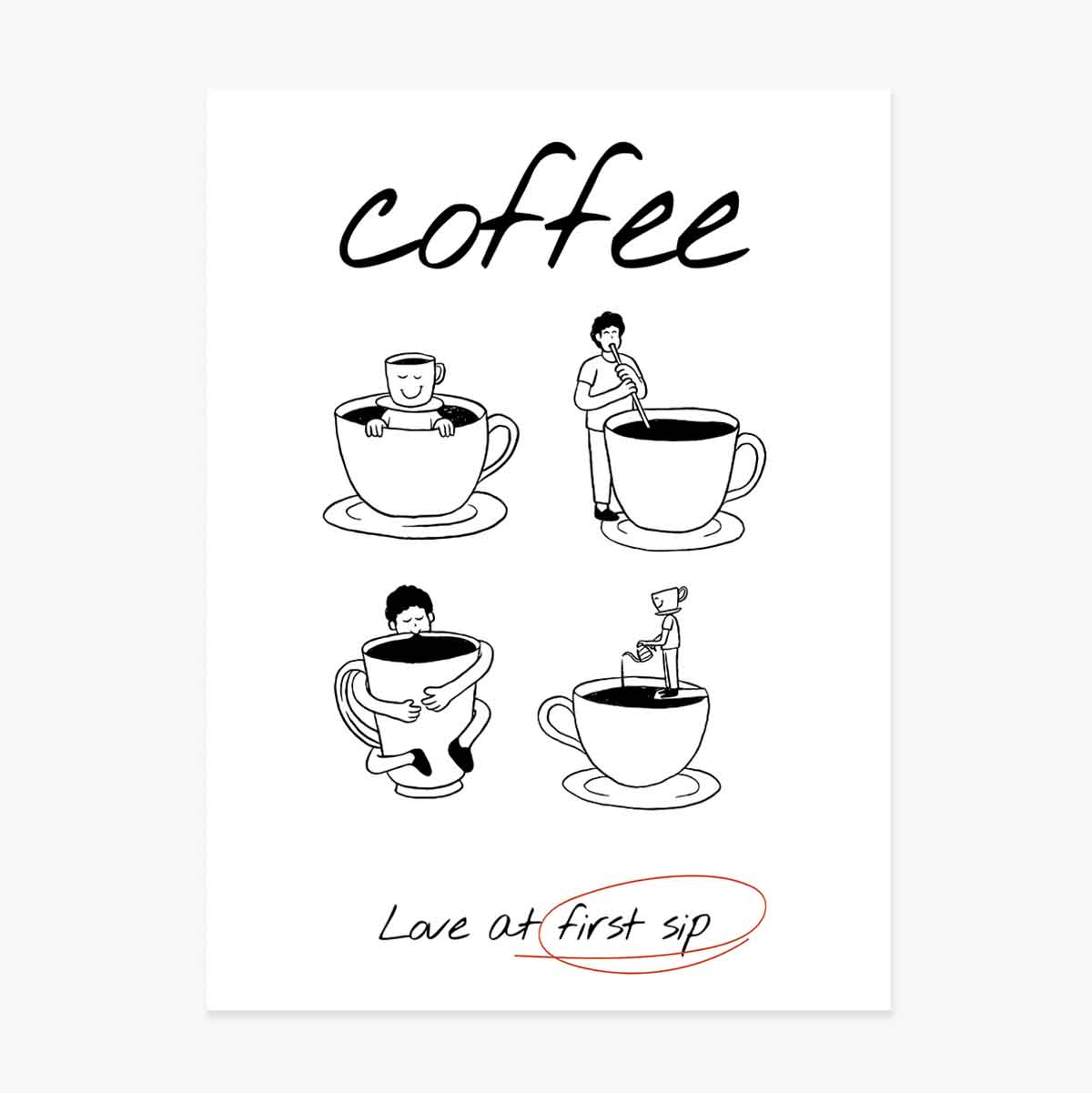 Póster «Coffee love»