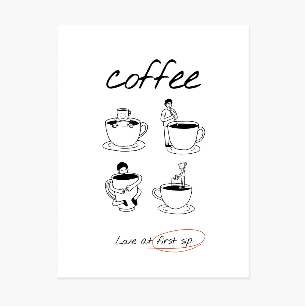 Póster «Coffee love»