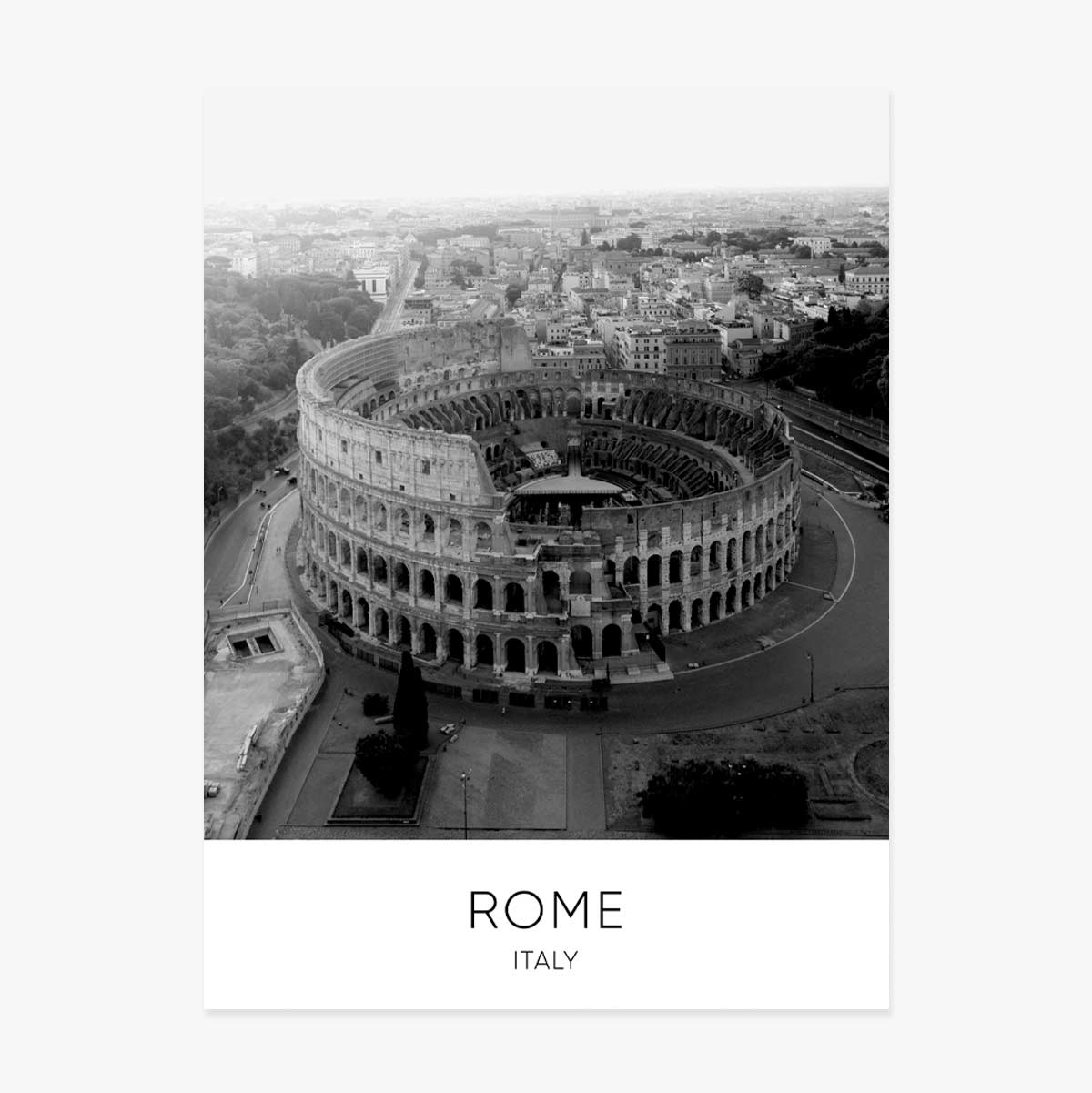 Póster del Coliseo de Roma, Italia