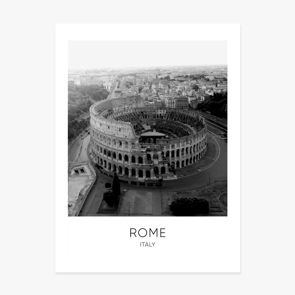 Póster del Coliseo de Roma, Italia