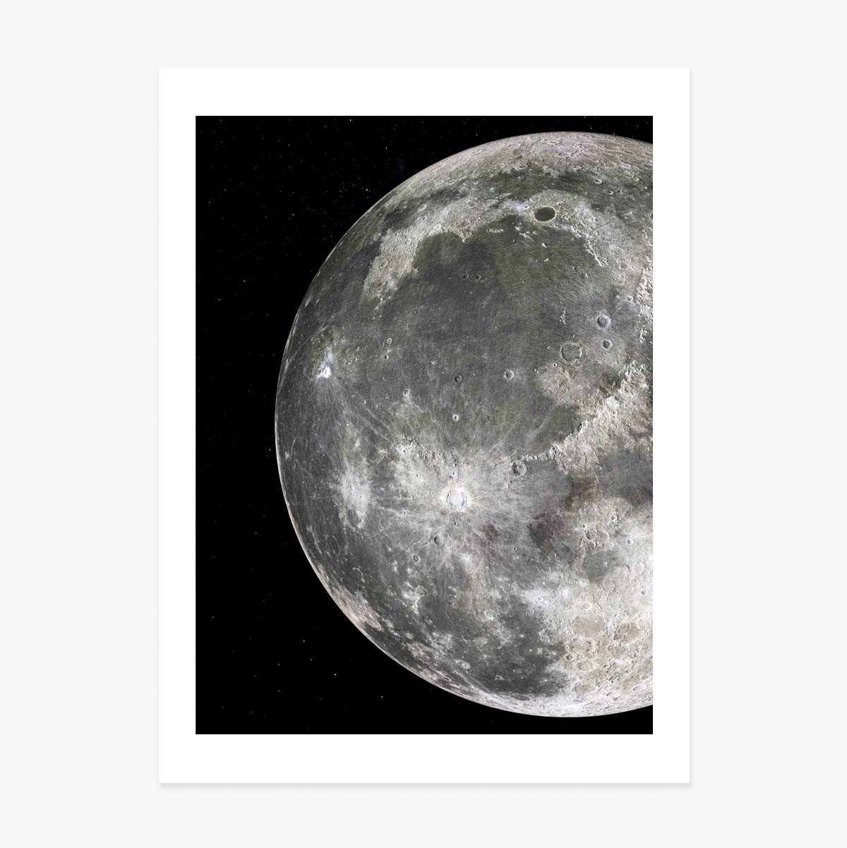 Póster «Detalle de la Luna»