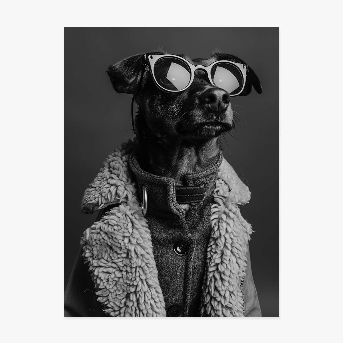 Póster de un perro