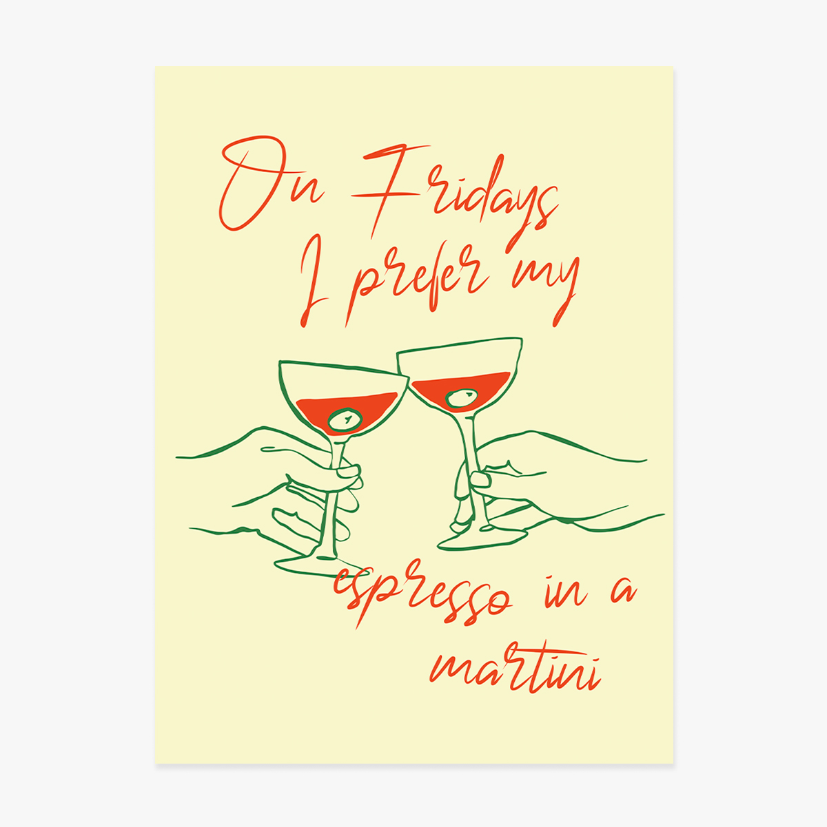 Póster del Espresso Martini