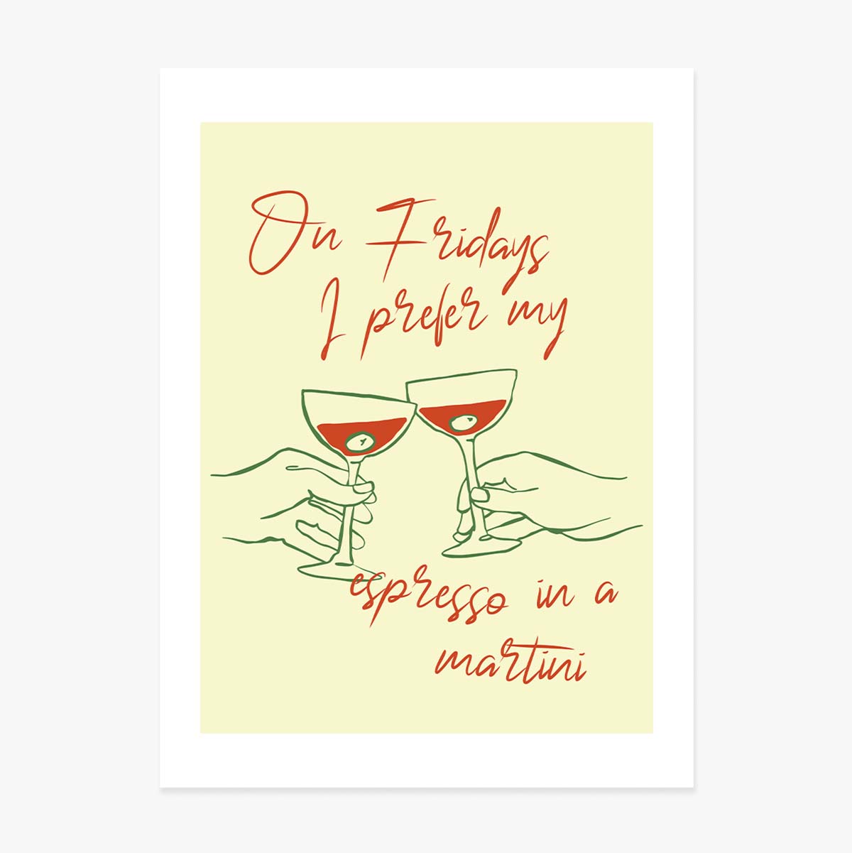 Póster del Espresso Martini