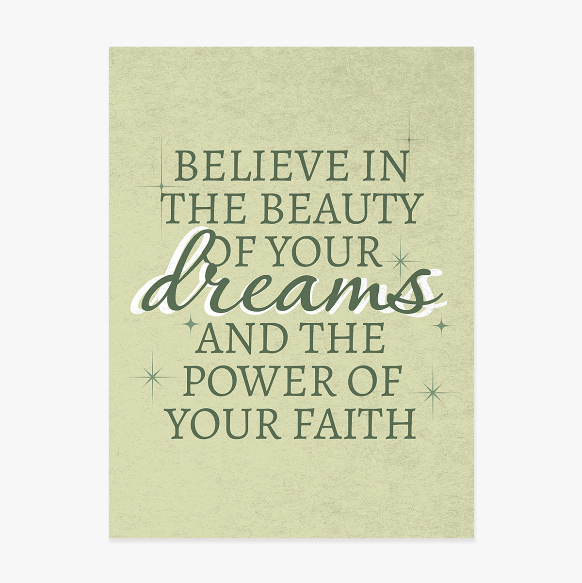 Cartel «Faith»