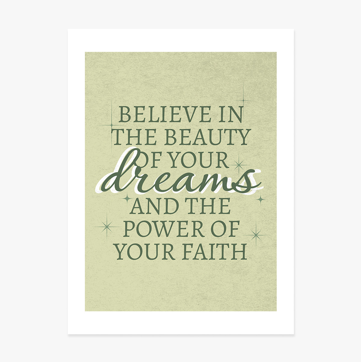 Cartel «Faith»