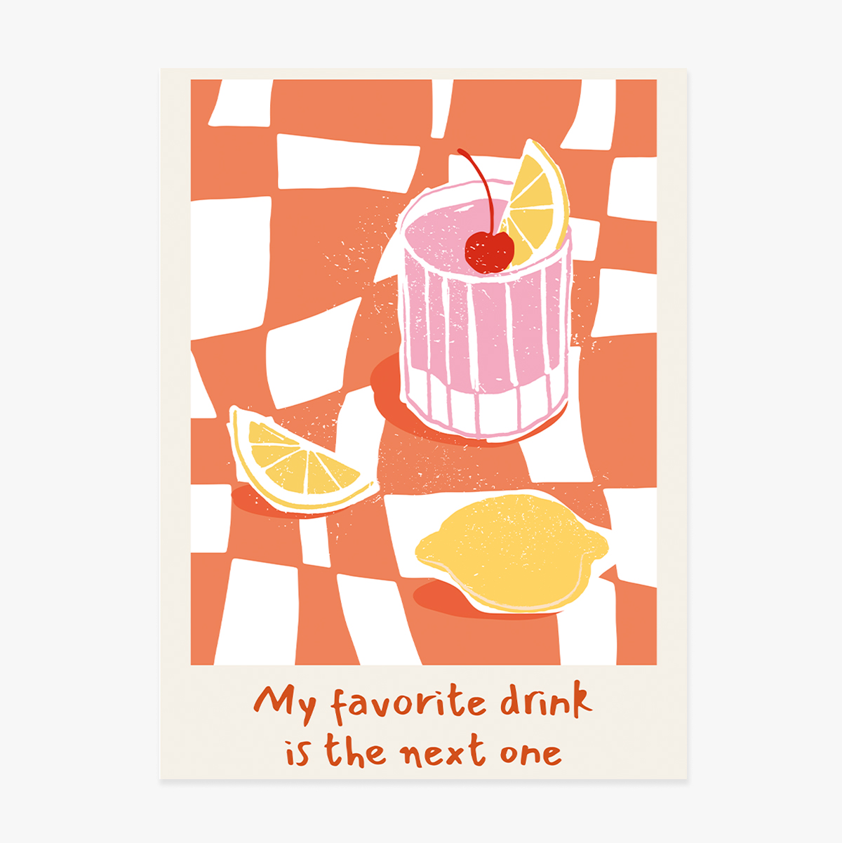 Póster «Mi bebida favorita»