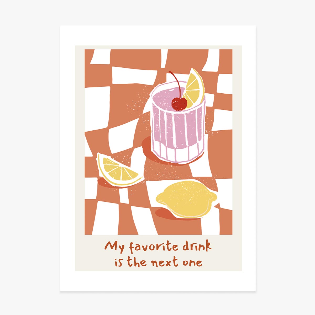 Póster «Mi bebida favorita»
