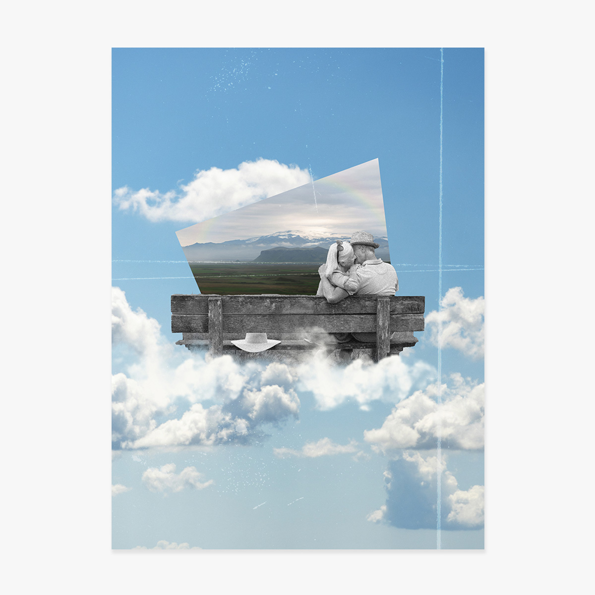 Póster «Amor entre las nubes»