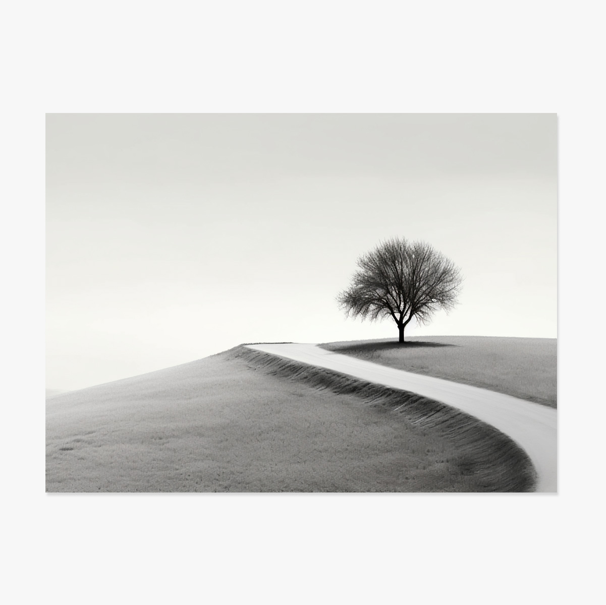 Póster apaisado - El árbol solitario