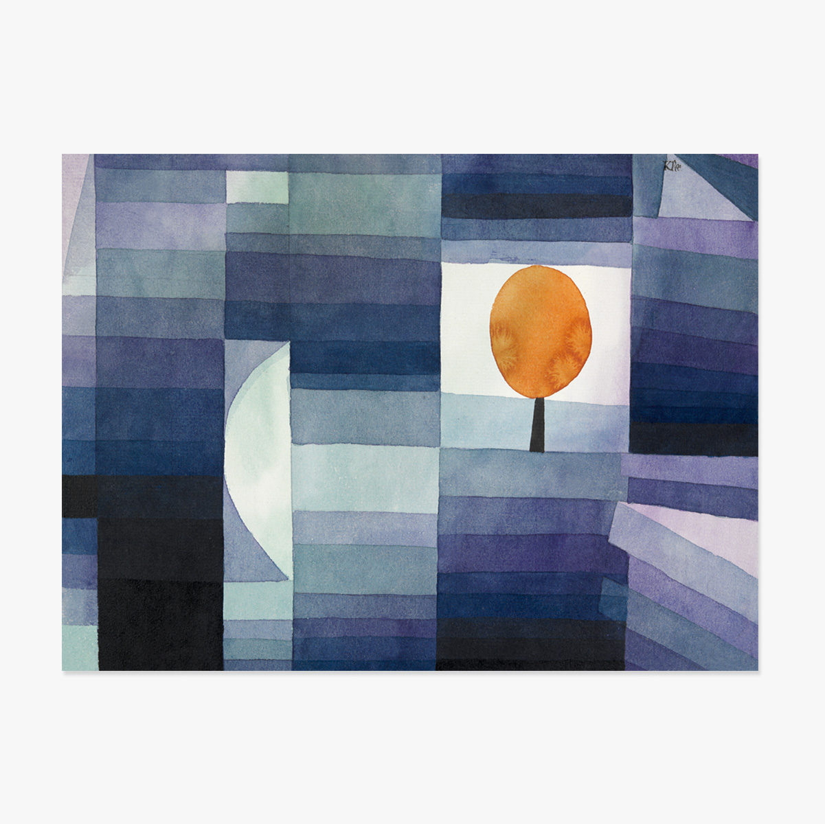 Póster apaisado - Paul Klee - El heraldo de la primavera, 1922