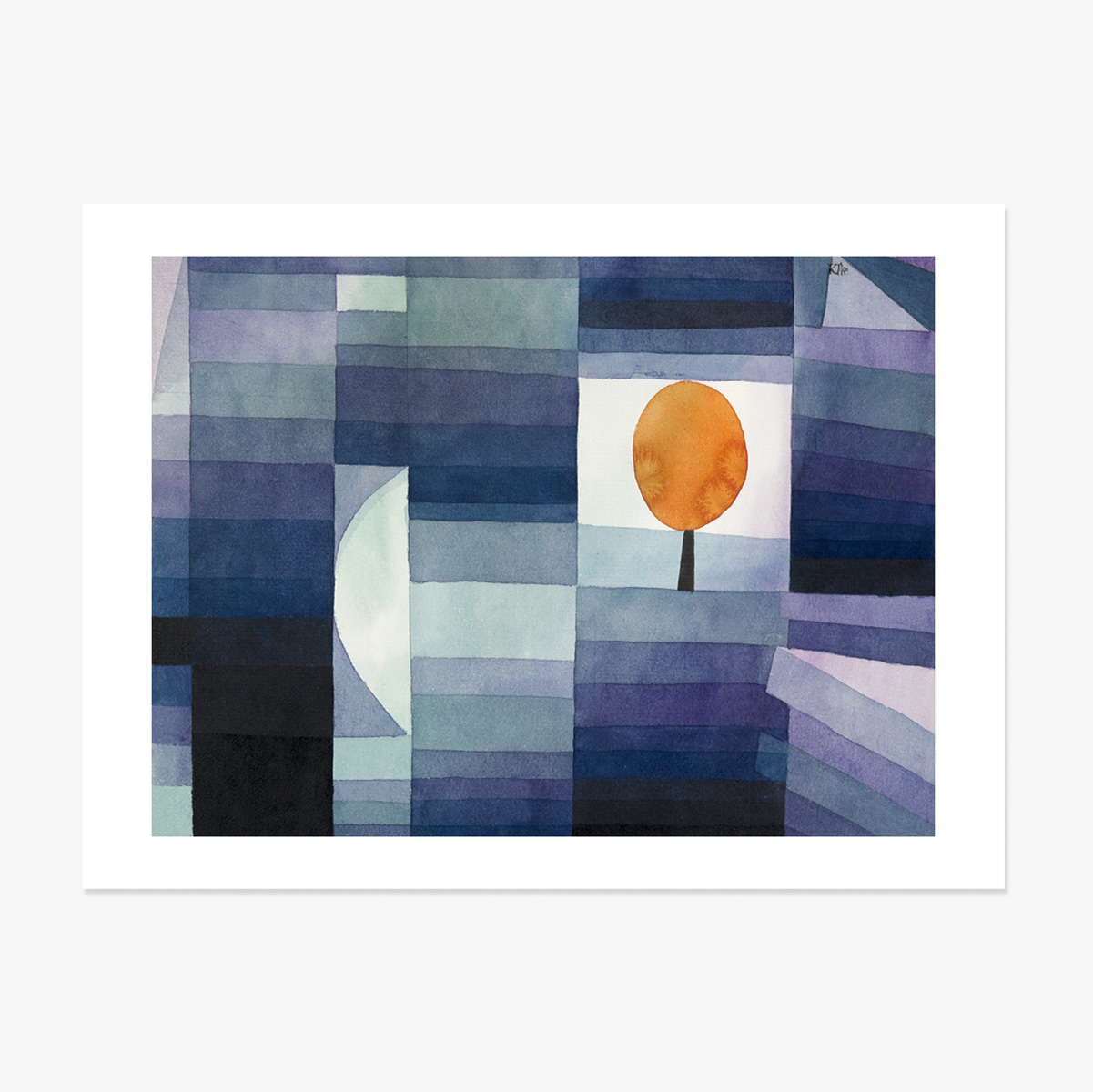Póster apaisado - Paul Klee - El heraldo de la primavera, 1922