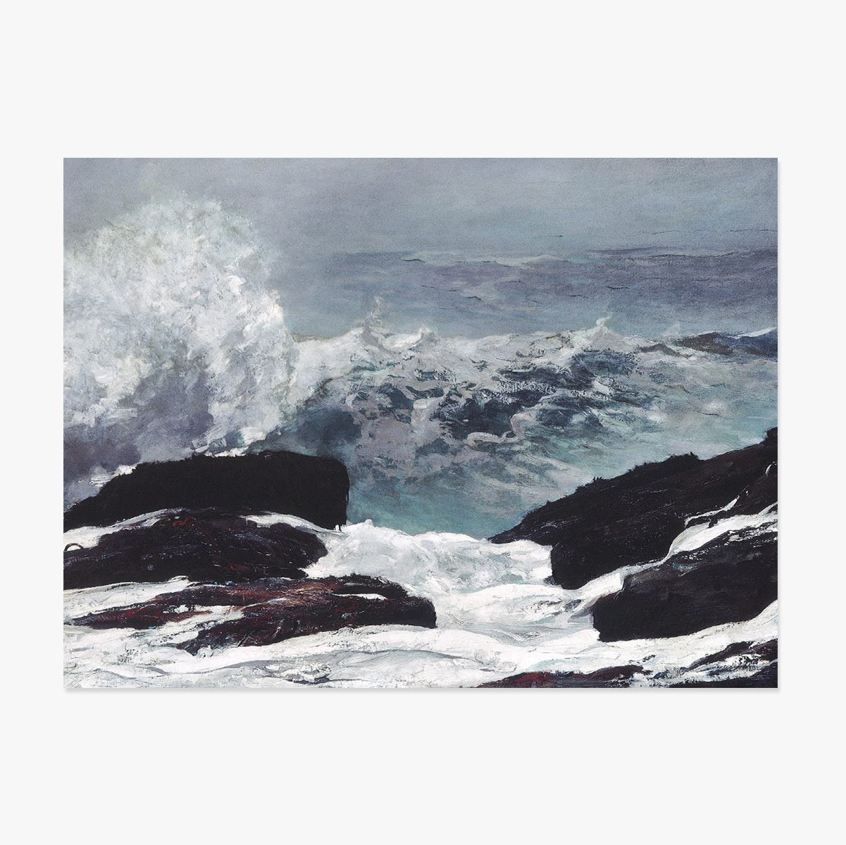 Póster apaisado - Winslow Homer - Northeaster, 1895