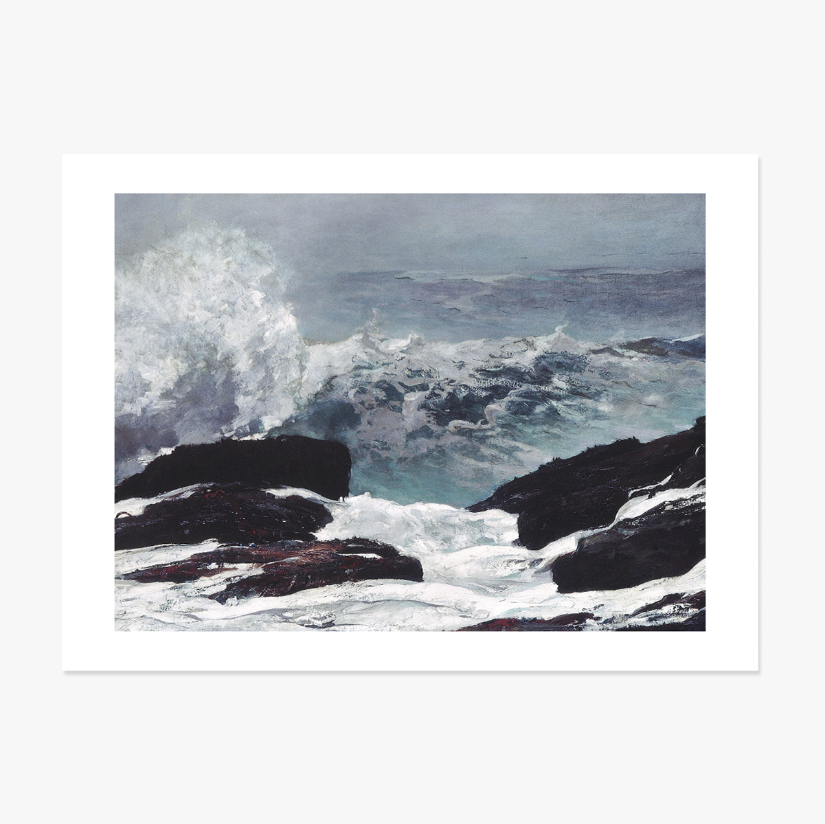 Póster apaisado - Winslow Homer - Northeaster, 1895