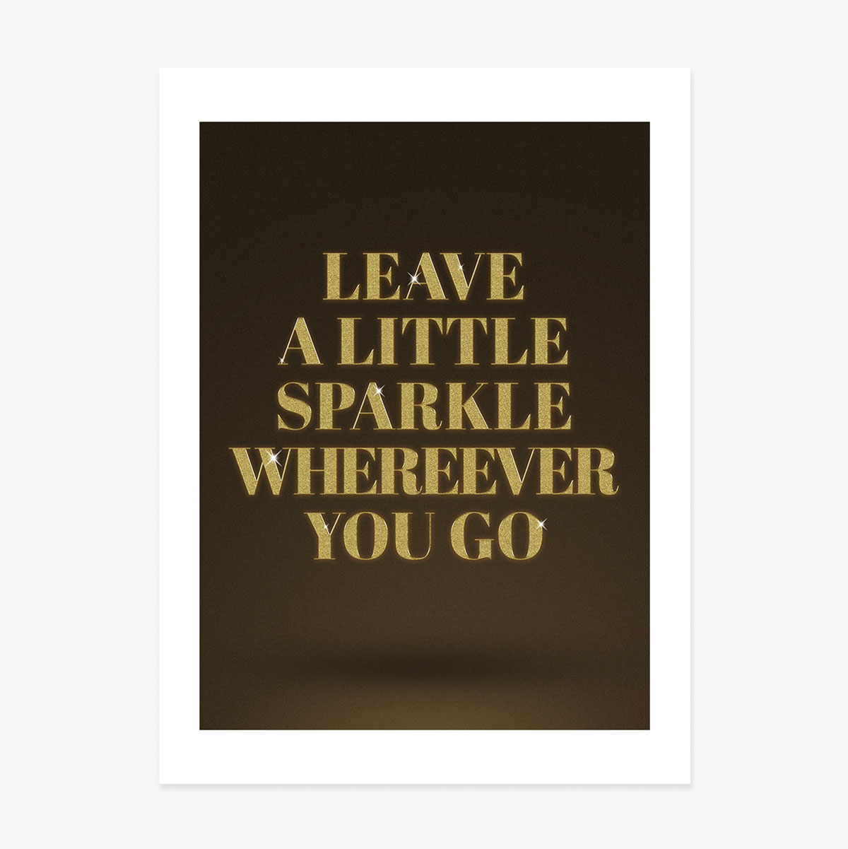 Cartel «Leave a spark»