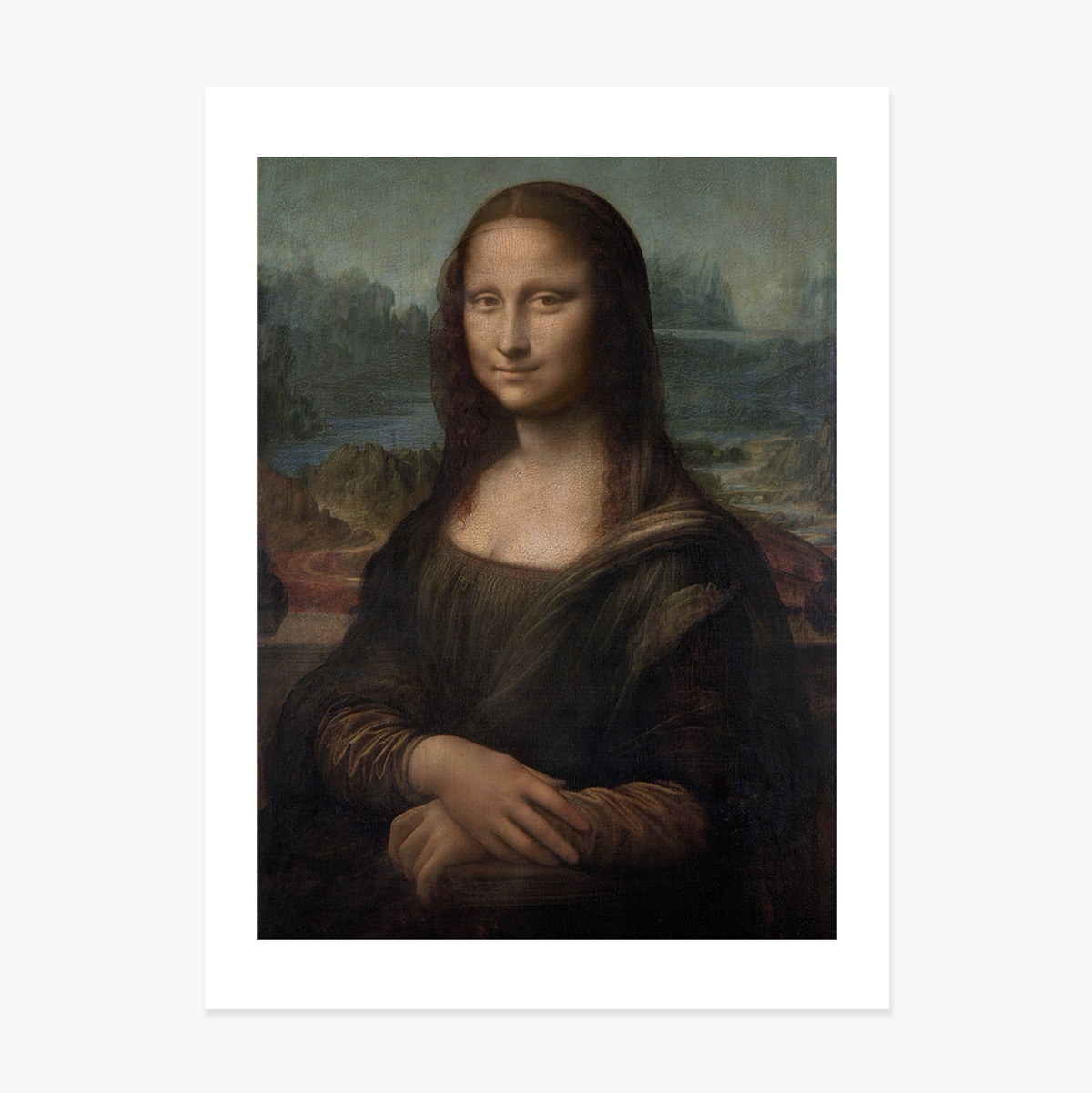 Póster de Leonardo da Vinci, «La Mona Lisa del Giocondo», 1506