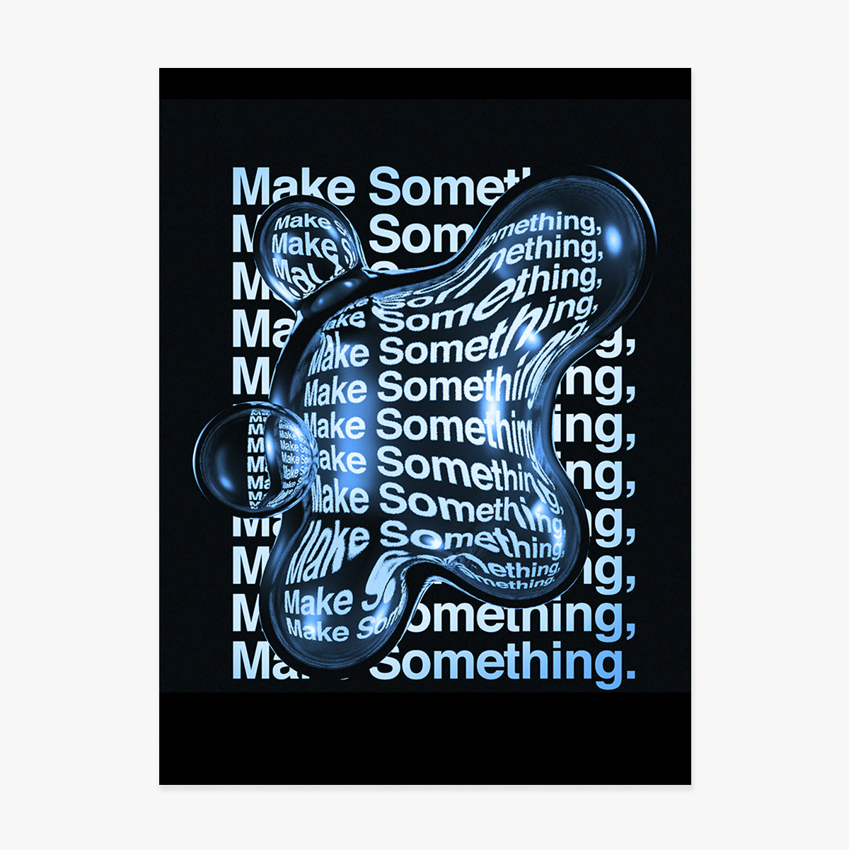 Poster Make something