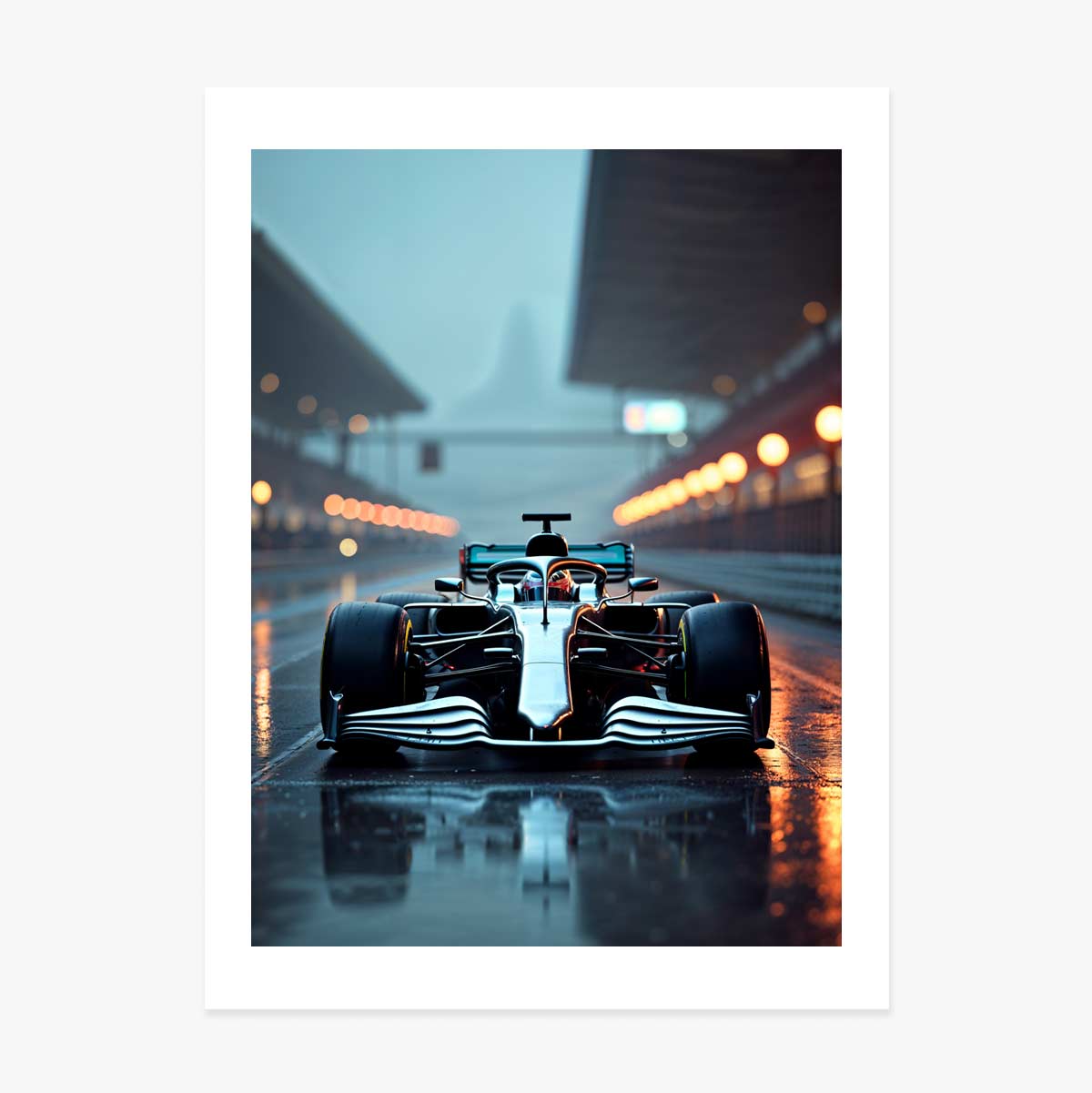 Póster de un coche de Fórmula 1