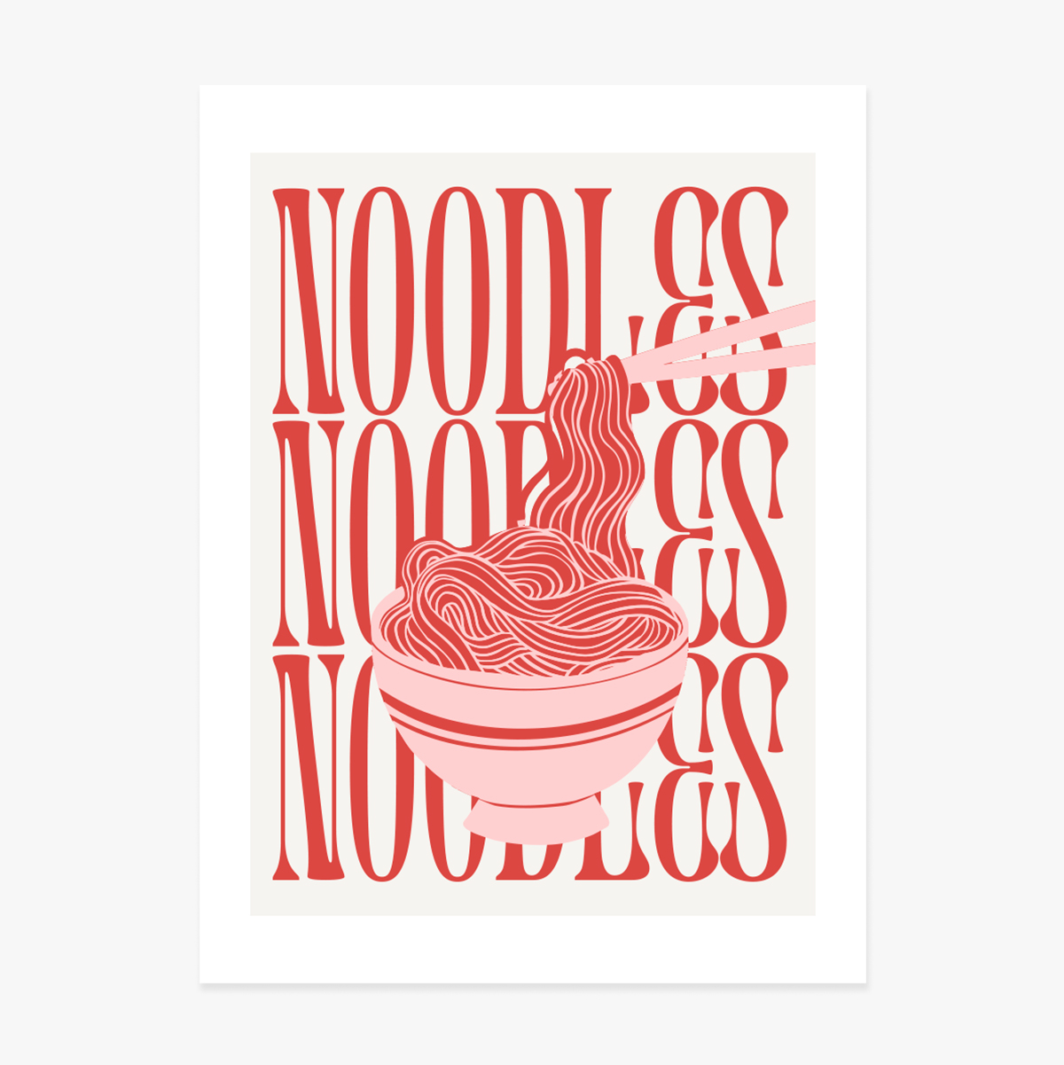 Póster «Noodles Lover»