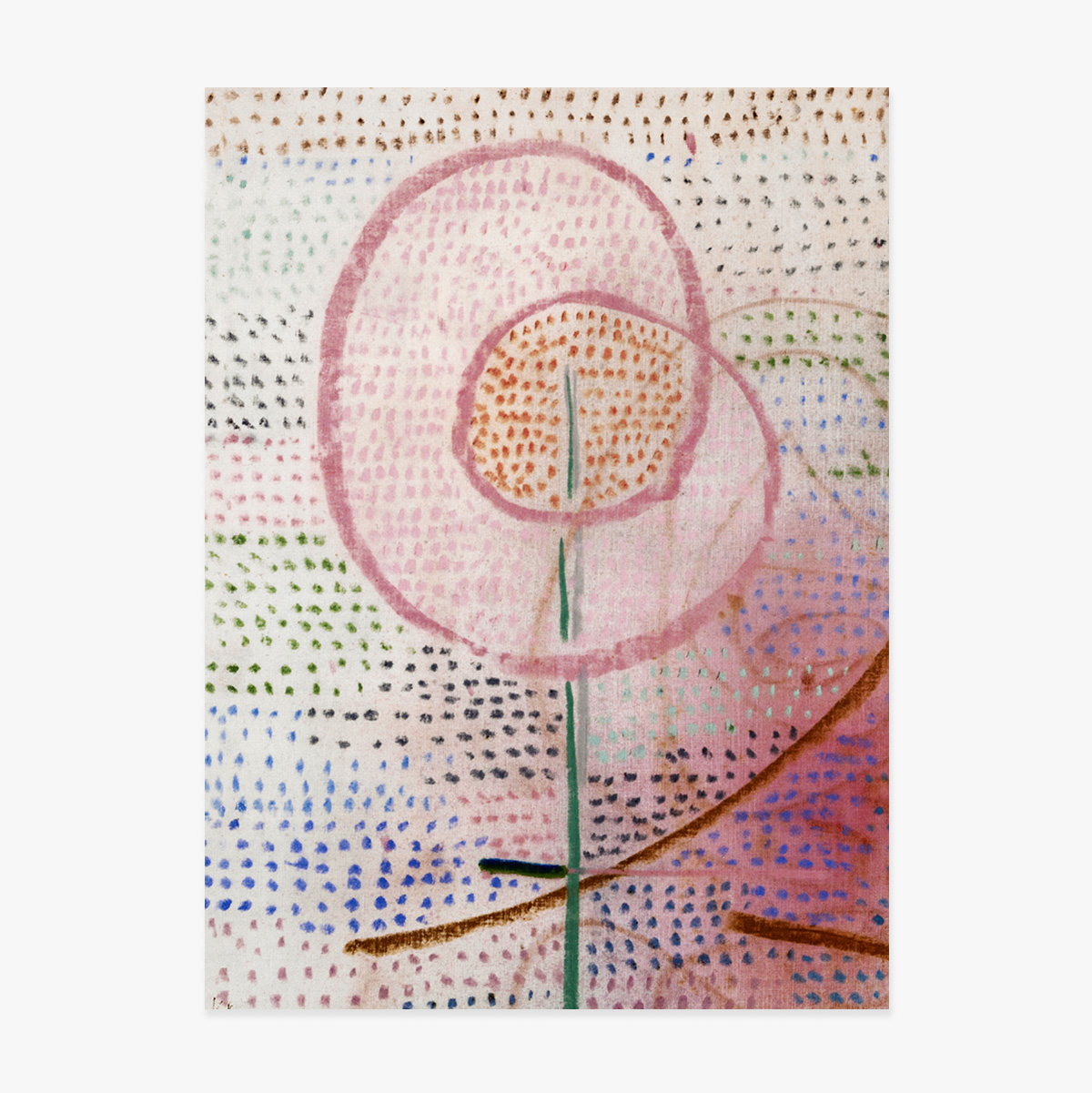 Cartel de Paul Klee, «Blossoming», 1934