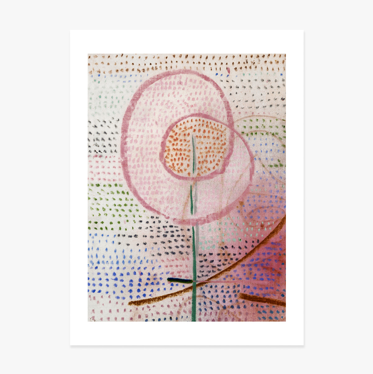 Cartel de Paul Klee, «Blossoming», 1934