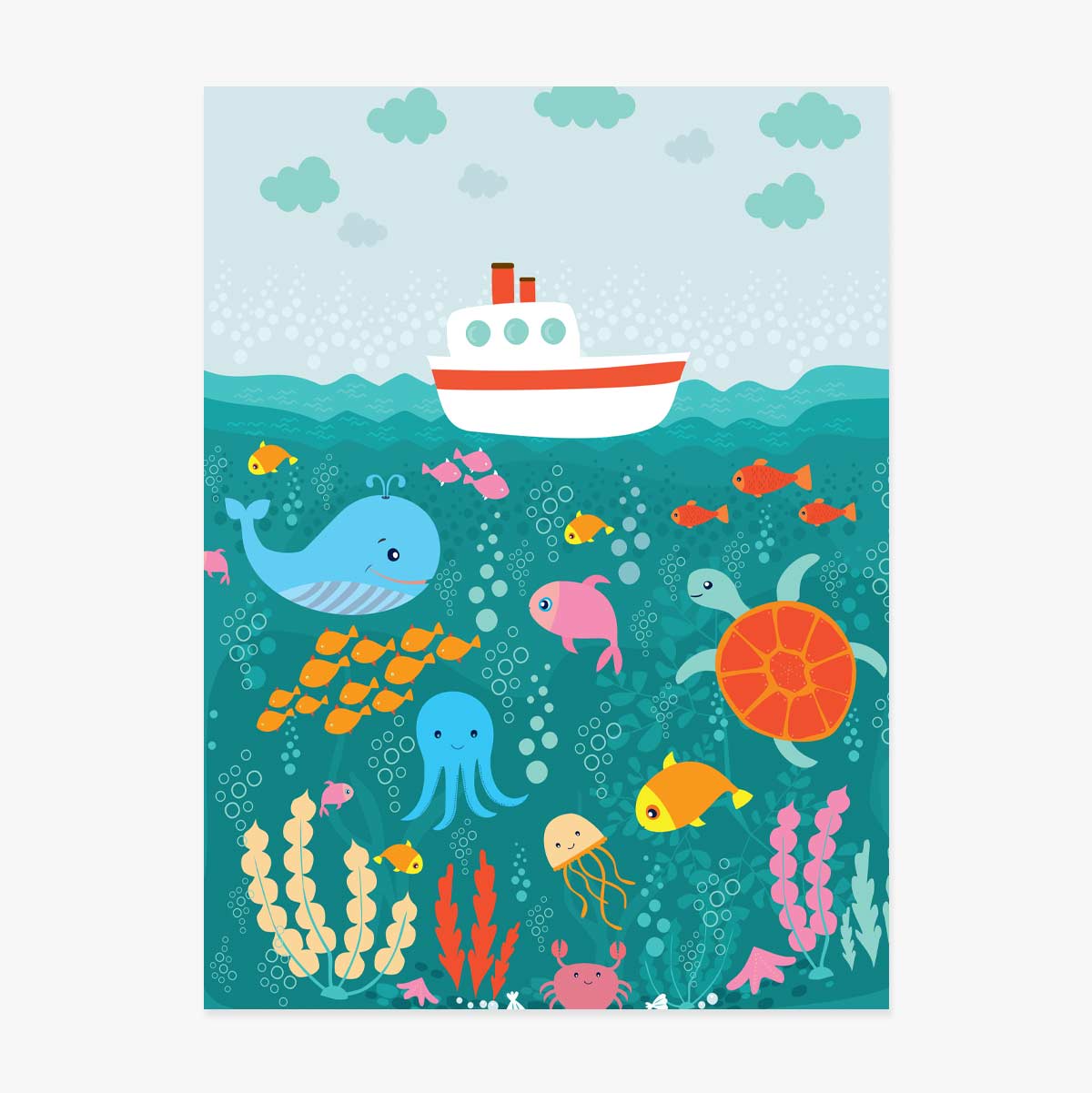 Cartel «Los amigos del mar»