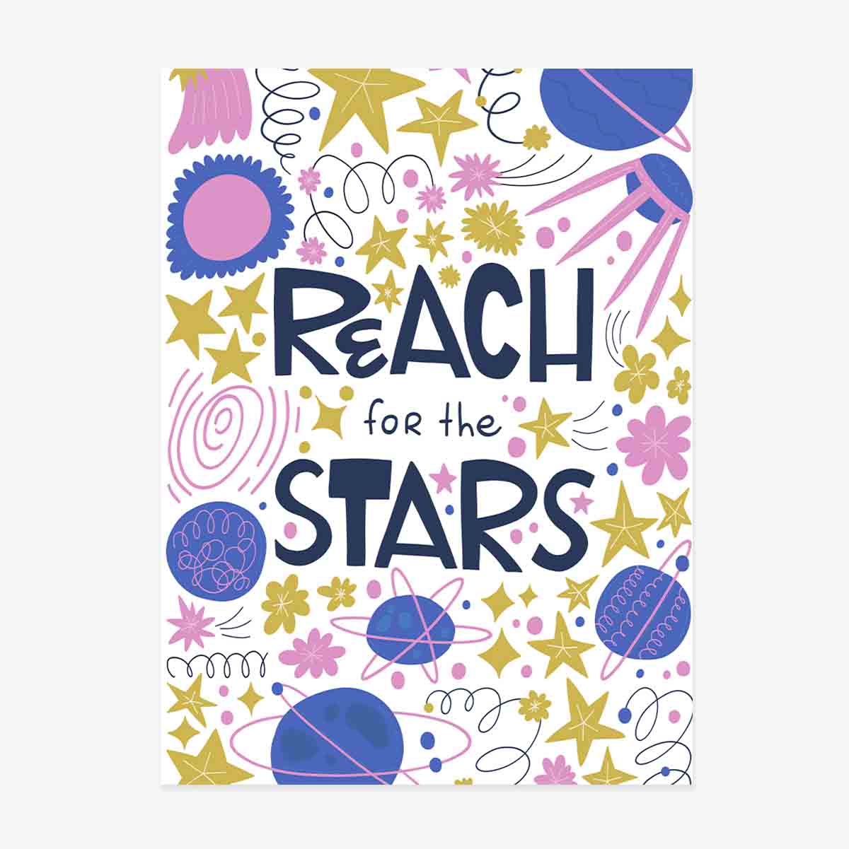 Cartel «Reach for the stars»