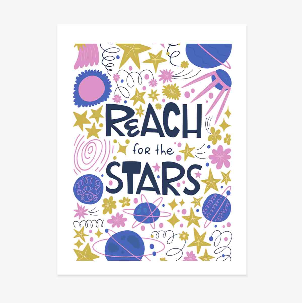 Cartel «Reach for the stars»