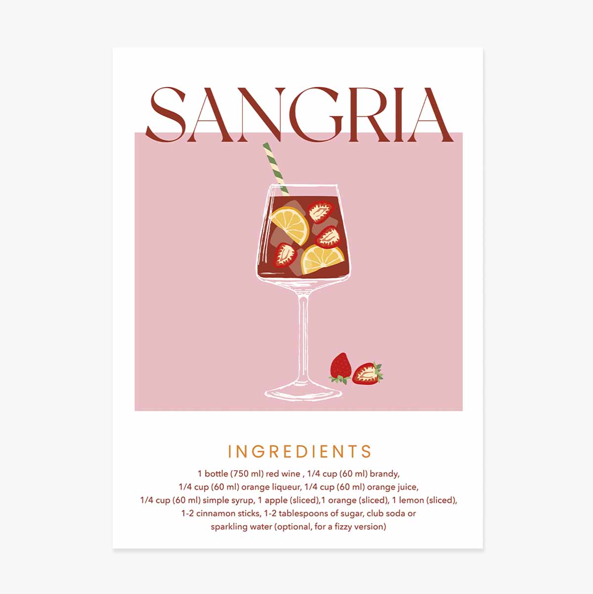 Póster de Sangría