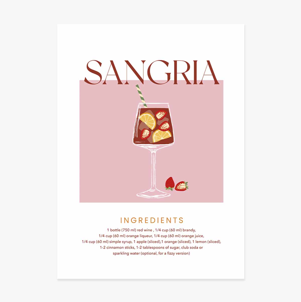 Póster de Sangría