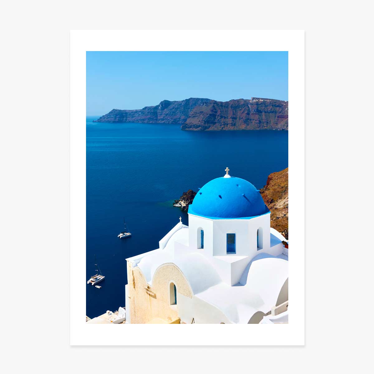 Póster de Santorini