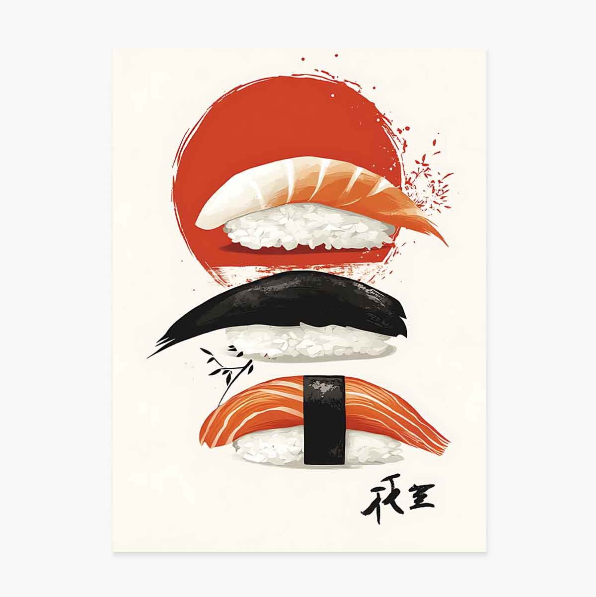 Póster «Sushi art»