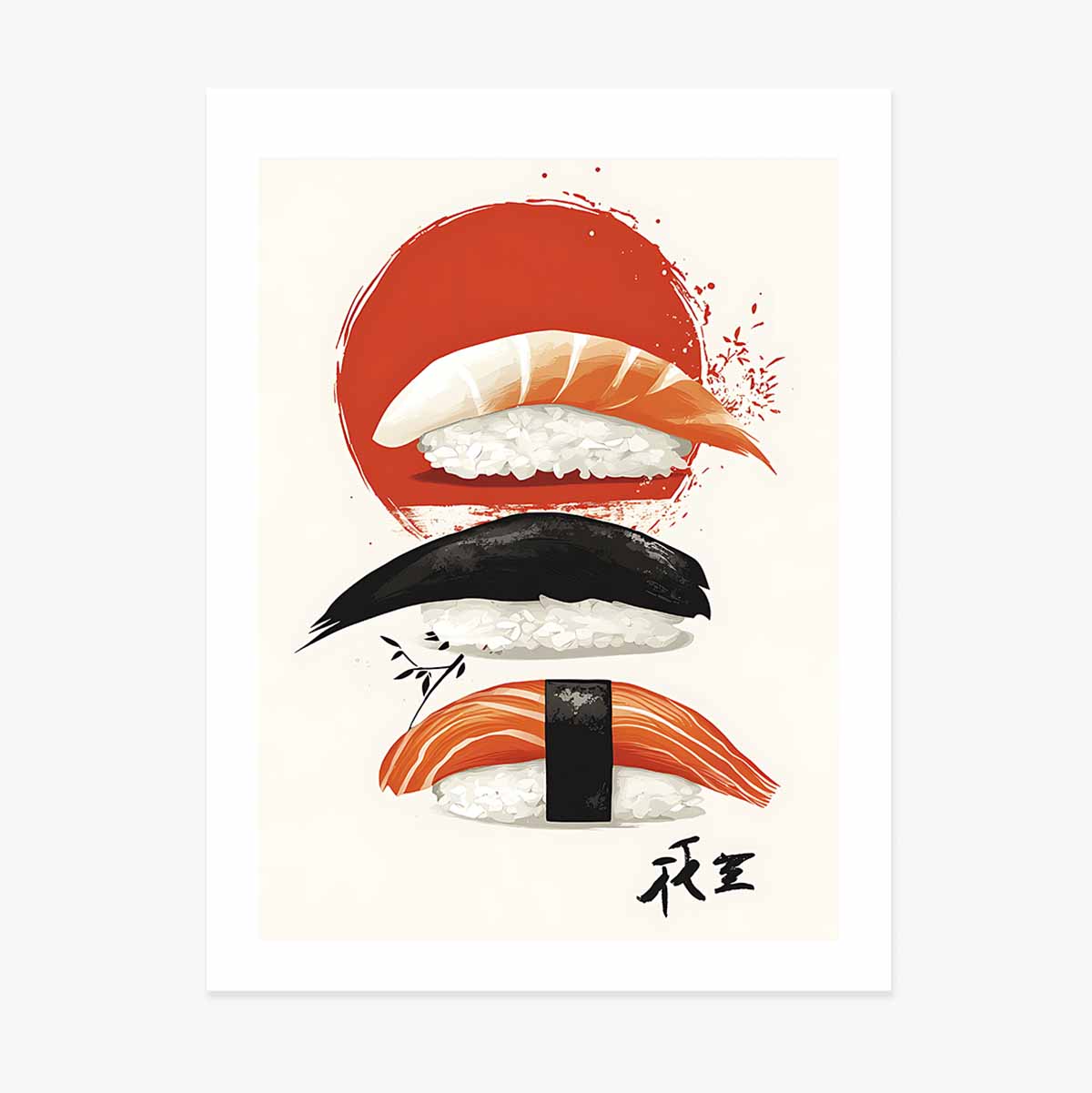 Póster «Sushi art»
