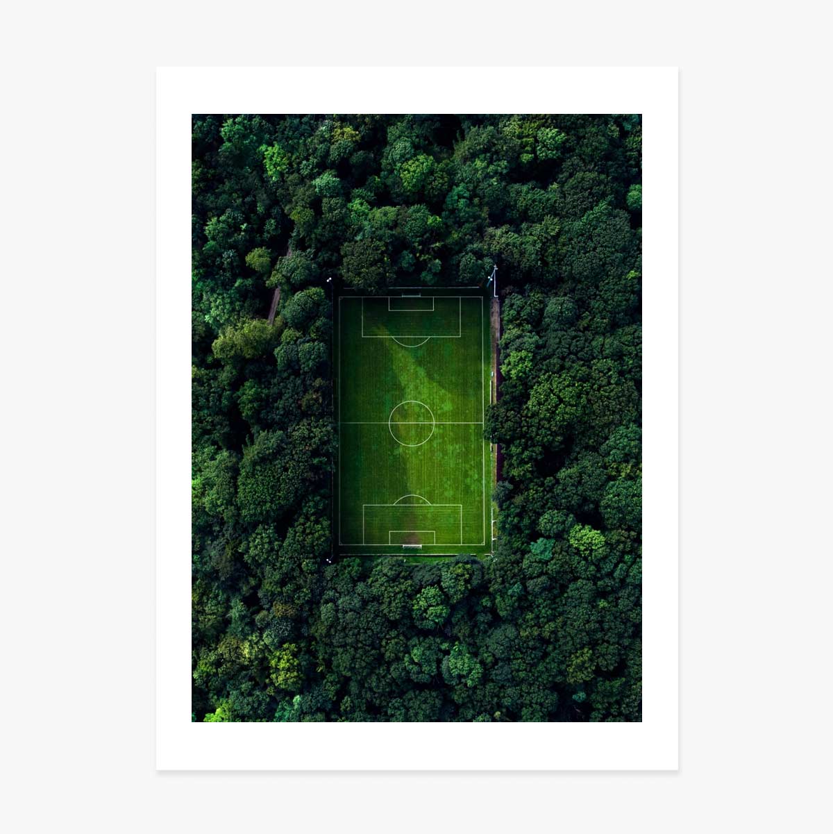Cartel de campo de fútbol